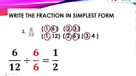 1/4 in simplest form